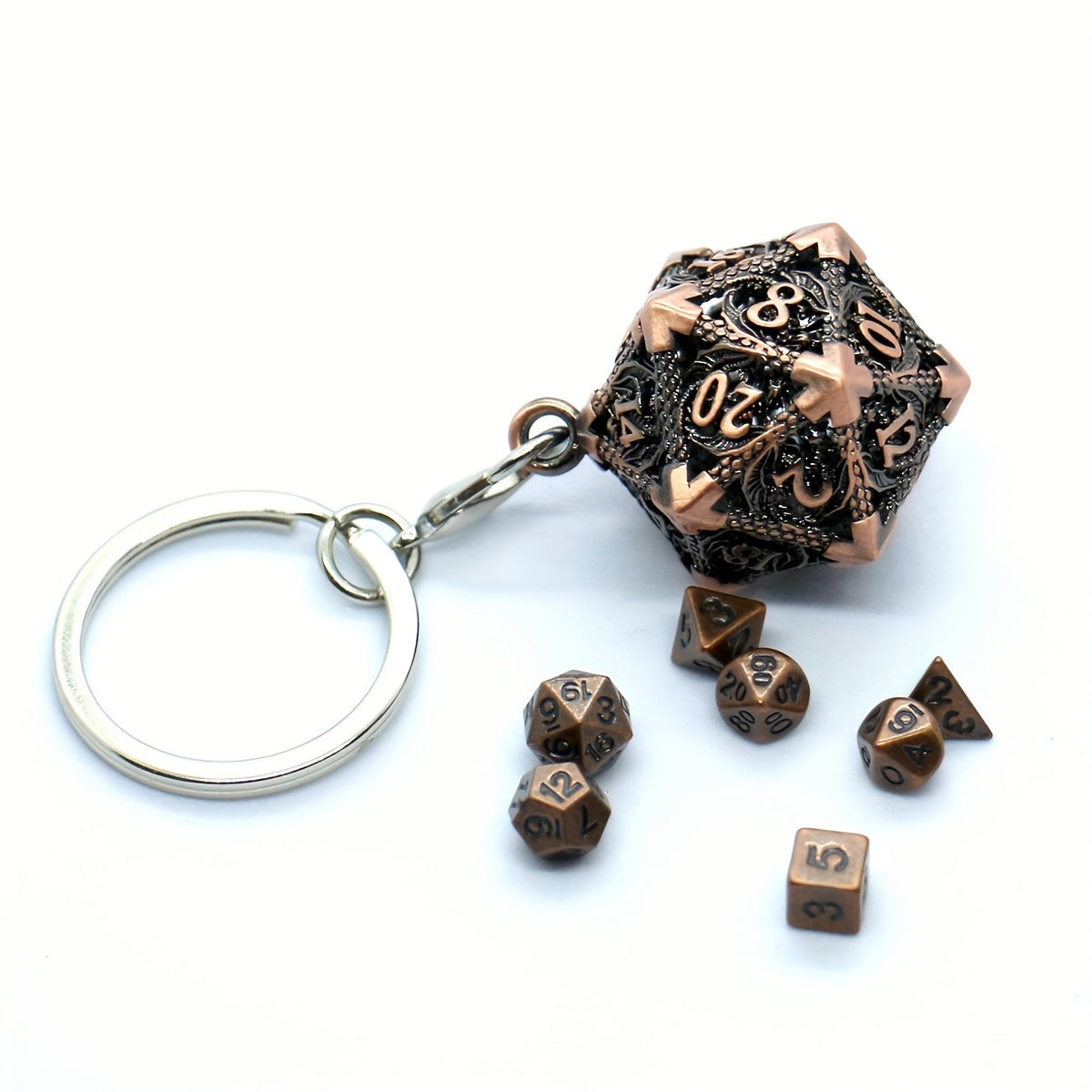 Premium Metal 7pc Luxury Dice Set